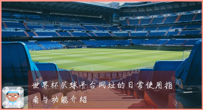 世界杯买球平台网址的日常使用指南与功能介绍